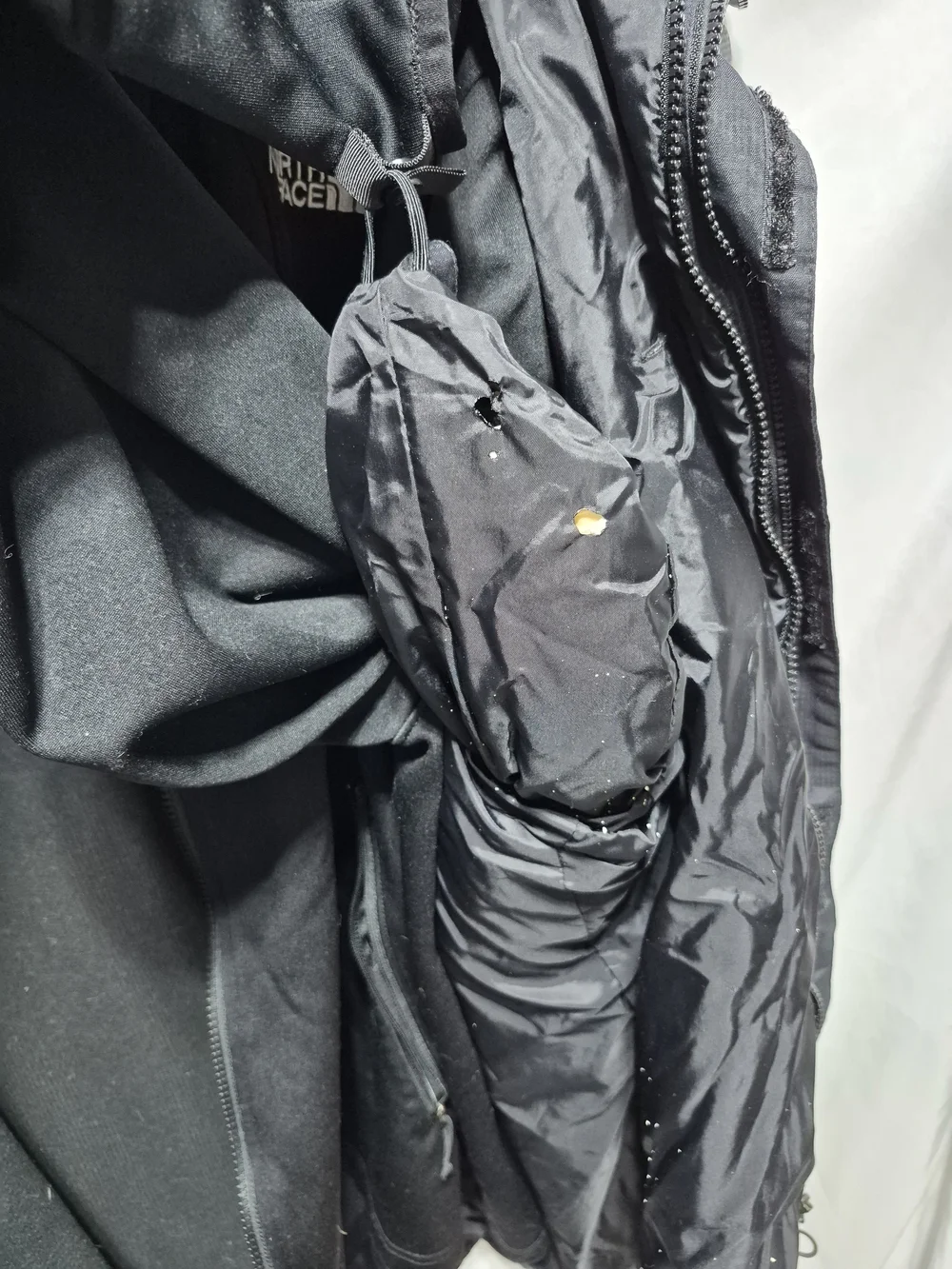 The North Face HyVent 2-in-1 Jacket XXL Black Zip Out Liner Hooded